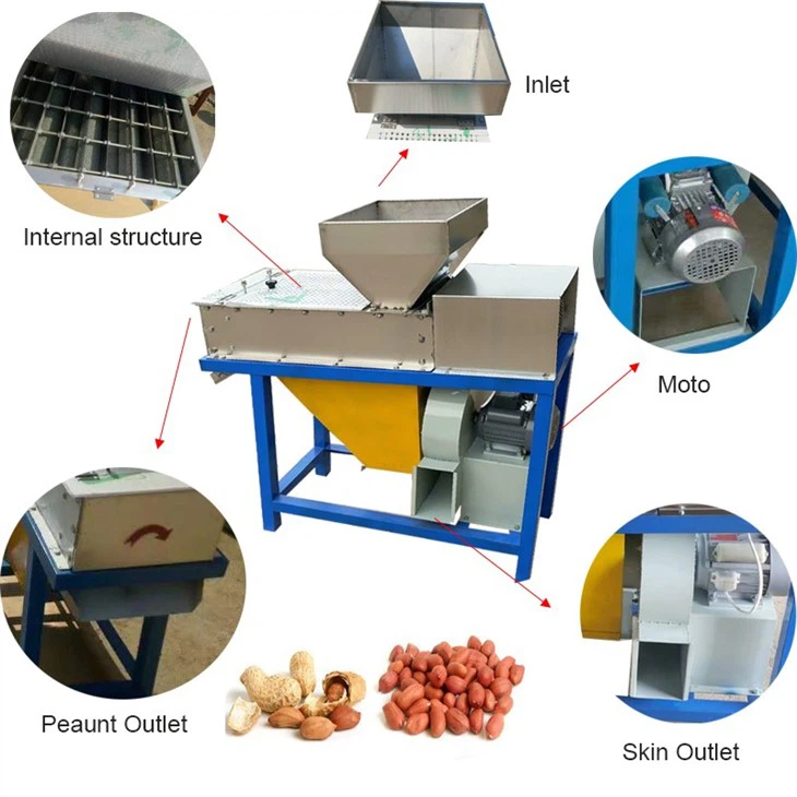 Roasted Groundnut Peeling Machine