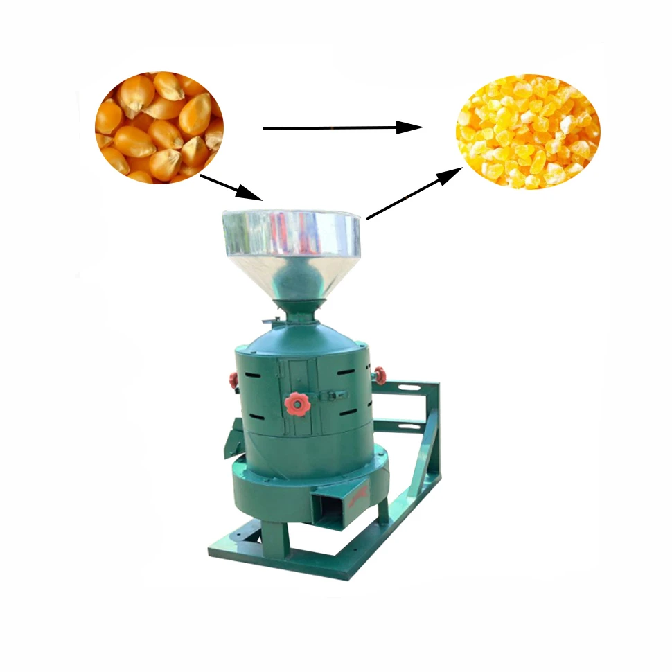 Grain hulling machine
